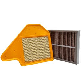 Engine Air Filter & Cabin Air Filter Combo Set for 2011-2016 Chrysler Town & Country, 2012-2018 Dodge Grand Caravan, 2012-2015 Ram C/V, 2011-2014 Volkswagen Routan 3.6L CA11050 CF10743 4861737AA