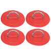 4pcs Inflatable Boat Kayak DRing Pad Patch Marine Fixed Buckle