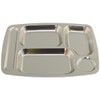 MFH Outdoor Camping Stainless Steel Canteen Tray Party Tray Food