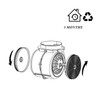 Range hood carbon filter suitable for Tieasy range hood GD17