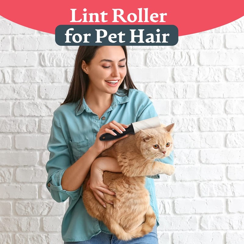 6pk Lint Rollers | 396 Sheets Lint Removers for Clothes