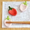 te-buruuxeai-suto Strawberry Chopstick Rest Set of 5 katorari-resuto supu-nresuto Dinnerware