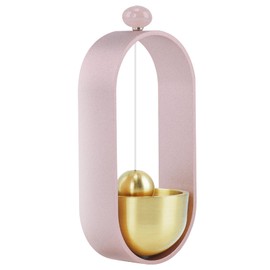 Shopkeepers Bell for Door Opening, Door Chime for Business when Entering, Entrance Hanging Doorbell Decoration and Business Decorations, Door Bell when Dog, Cat Go Outside - Creative Gift (Pink)
