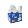 ENK 440 Count 4 Gallon Clear Small Trash Bags for