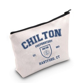 Gilmore TV Show Inspired Makeup Bag Gilmore Merchandise Luke's Diner Fans Gifts Chilton Prep School Cosmetic Bag (Chil UK)