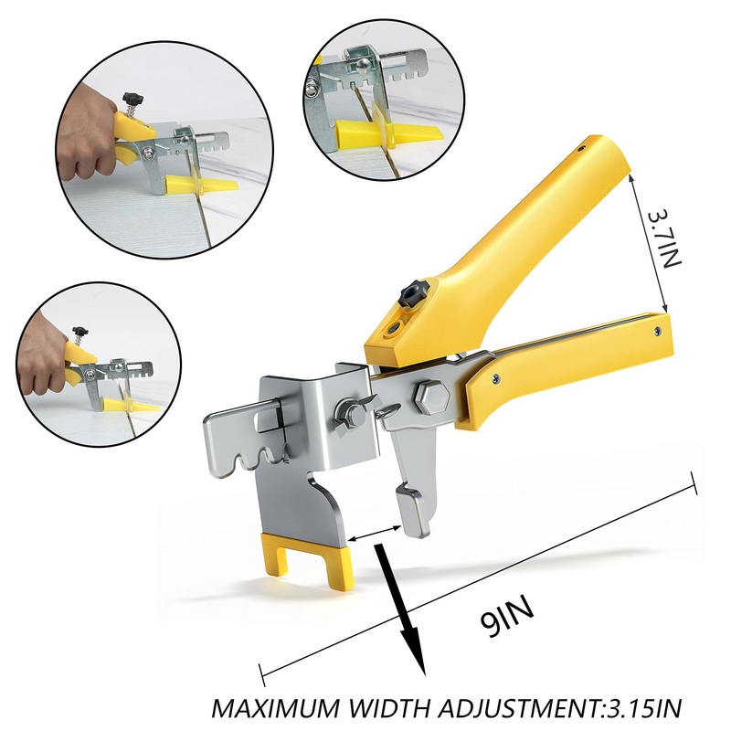Tile Leveling System 1/16 inch 300pcs Tile Spacer Clips, Tile