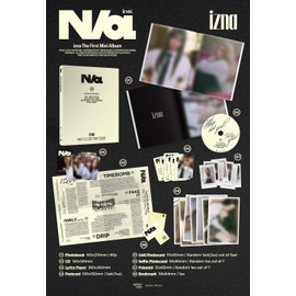 izna N/a 1st Mini Album Standard iz Version CD+80p PhotoBook+1p Lyrics Paper+7p PostCard+2p Unit PhotoCard+1p Selfie PhotoCard+1p Polaroid+Tracking Sealed