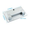 Zorfeter Silver Recessed Pull Handles with Mount Screws, Hatches Pull