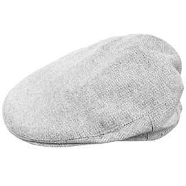 mintgreen Little Boy Herringbone Flat Cap,Light Grey, 6-8 Years, 56