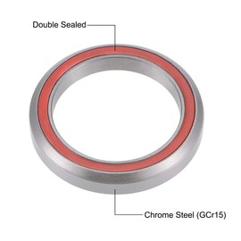 sourcing map MH-P03K Bicycle Headset Bearing 30.15x41x6.5mm Sealed Chrome Steel Bearings