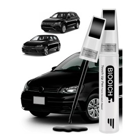 Deep Black Pearl LC9X/2T Touch Up Paint Pen for VW Exact Color Match Car Chip and Scratch Repair for Volkswagen Tiguan Atlas Jetta Golf Taos