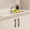Ravinte 25 Pack 4 Inch Oil-Rubbed Bronze Curved Cabinet Handles