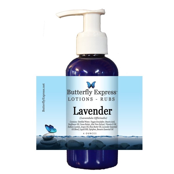 Lavender Lotion 4oz - by Butterfly Express