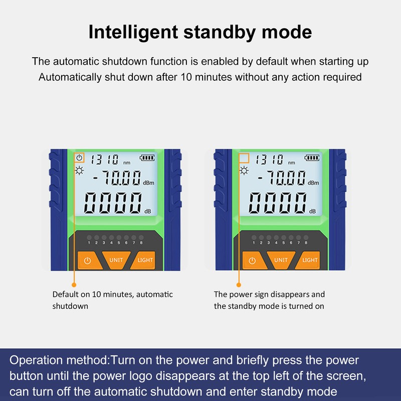 Optical Multi Meter Portable Mini Power Fiber Optic Cable Tester