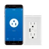 Lloyd's LC-1280 Placa De Pared Wifi Control de 2 Plugs