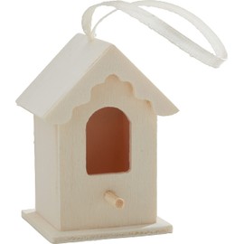 8 DECORATIVE BIRD HOUSE HANGING WOODEN BIRD HOUSE Craft Decorating VBS
