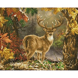 DIAMOND DOTZ Prince of The Forest Diamond Painting Kit 16.54" x 20.47"