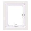 Fabian Clarke London® 12X10 Picture Frame Wooden White with White