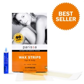 Parissa Express Wax Strips Leg and Body 40 Strips