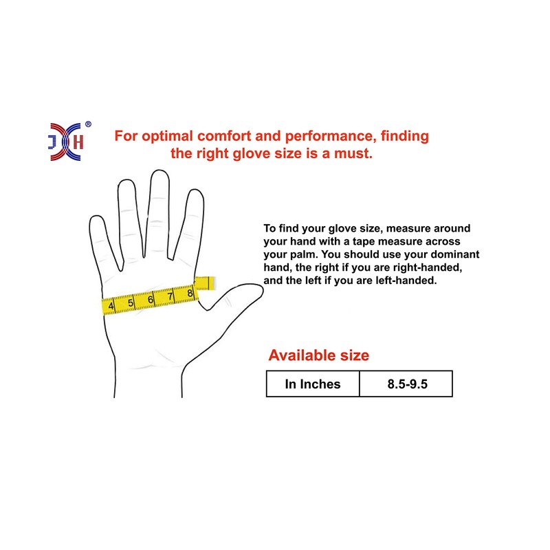 J H Heat Resistant Oven Glove:EN407 Certified 932 °F, 2