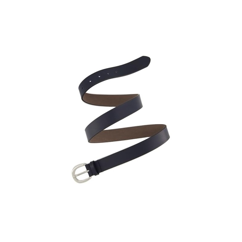 Ulla Popken Women's Basic Slim Belt, navy