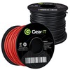 GearIT 16 Gauge Wire (100ft Each - Black/Red) Copper Clad
