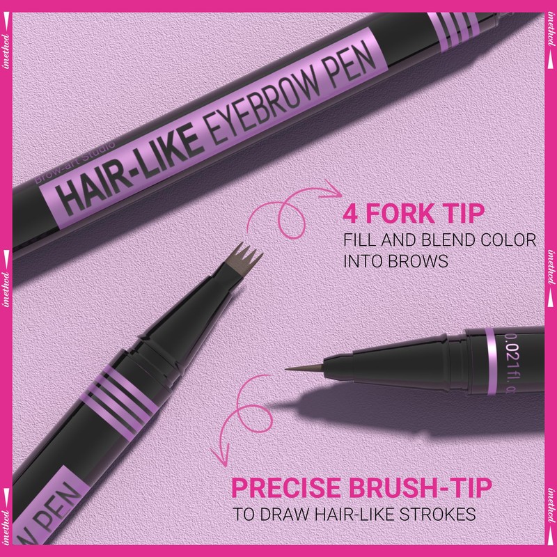 iMethod Microblading Eyebrow Pencil - Eyebrow Pencil Dual-Ended 2-in-1 Eyebrow