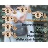 Emezddo Pack of 6 Rivets, Rotating D Rings Screw Rivets,