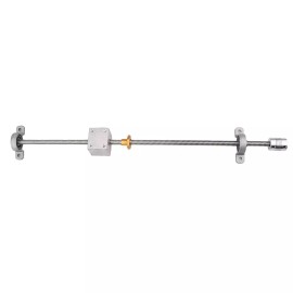 KP 100mm / 3.93인치 T8 리드 스크류 너트 세트 직경 2pcs KP08 베개 베어링 블록 3D 프린터 CNC 및 DIY용 [400mm] 100mm / 3.93inch T8 Lead Screw Nut Set Diameter 2pcs KP08 Pillow Bearing Block for 3D Printer CNC and DIY [400mm]