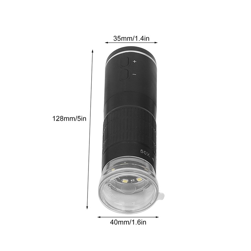Wireless Digital Microscope 50 to 1000X Portable 2MP with Flexible