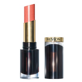 Lipstick by Revlon, Super Lustrous Glass Shine Lipstick, High Shine Lipcolor with Moisturizing Creamy Formula, Infused with Hyaluronic Acid, Aloe and Rose Quartz, 002 Beaming Strawberry, 0.15 Oz