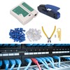 RJ45 Crimping Tool Kit Stripping Pliers 8P8C Crystal Head Network