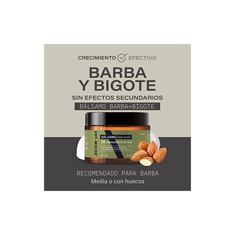 Balsamo para Crecimiento de Barba (Media o Huecos) y Bigote