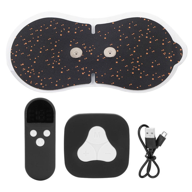LED Massage Paste Pad USB Electric Pulse Massager with Remote