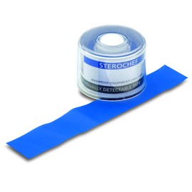 St John Ambulance 2.5 cm Blue Detectable Waterproof Tape