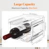 Lifewit Plastic Stackable Wine Rack for Refrigerator, Cabinet, Countertop,Wine Bottle