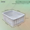 White Wicker Basket Kids Bedroom Bathroom Living Room Kitchen With