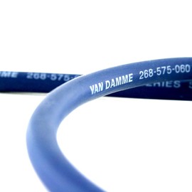 Van Damme Professional Blue Series Studio Grade 2 x 0.75 mm (2 core) Twin-Axial Speaker Cable 268-575-060 5 Metre / 5M