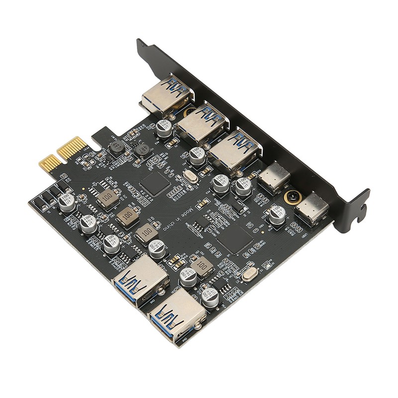 PCI E to USB Expansion Card 7 Ports 5Gbps USB