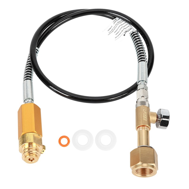 Black High Pressure Soda Hose with 3000psi Meter Kit Accessories