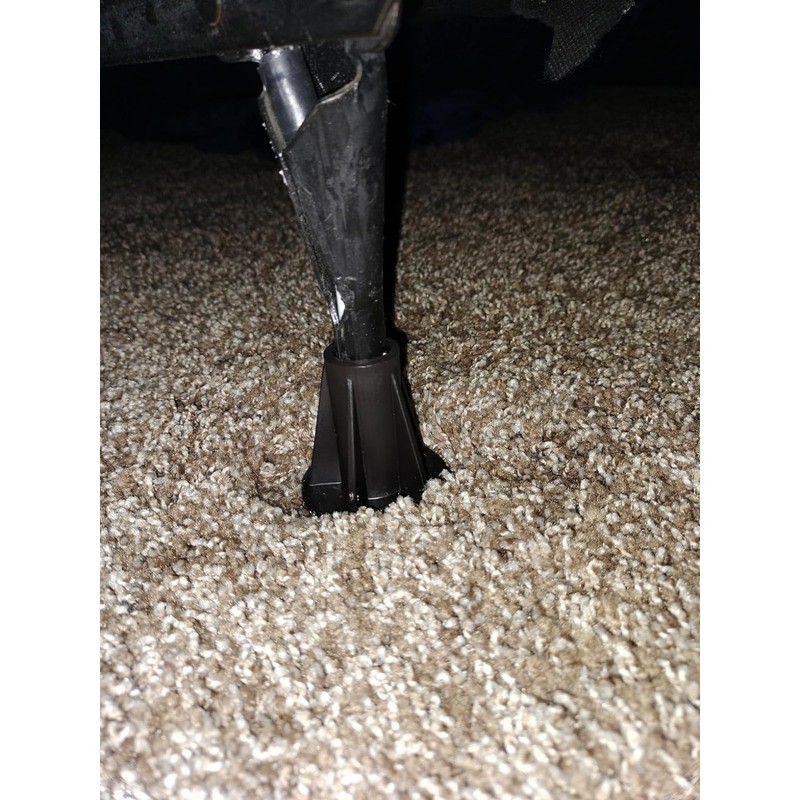 Home's Place Steel Stem Bed Frame Feet to Replace Wheels.