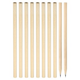 PATIKIL Brown Round Pencils, 50 Pack HB Graphite Pencils Wood Pencils Double-Ended Pencil for Classroom Office Engineering Marking