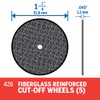 Dremel Fiberglass Reinforcement Cut-Off Wheel (5-Piece) 426 [Genuine Article]