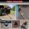 AUTOBOTS 1/2" Heavy Duty Bolt-On Forged D Ring, 12000Lbs Break