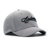 Short Brim Stretch Fitted Baseball Caps Men's Embroidery Structured Mesh