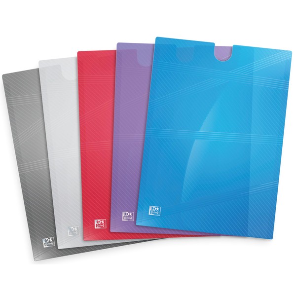Oxford EasyGo Premium Document Wallets - 5 Colours (Pack of