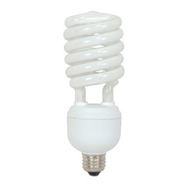 Satco S7334 40 Watt (150 Watt) 2600 Lumens Hi-Pro Spiral CFL Soft White 2700K Medium Base 120 Volt Light Bulb, Energy Star