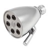 6 Jet Chrome Giessdorf Showerhead with 6 Inch Shower Arm,