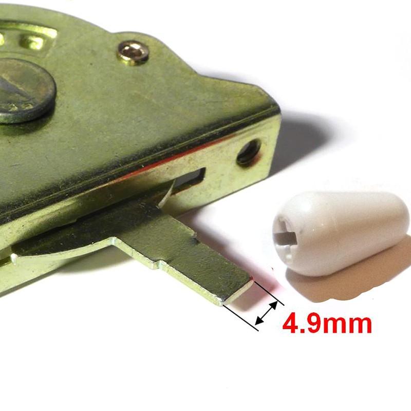 Guitar pickup selector toggle switch tip cap Knob in white