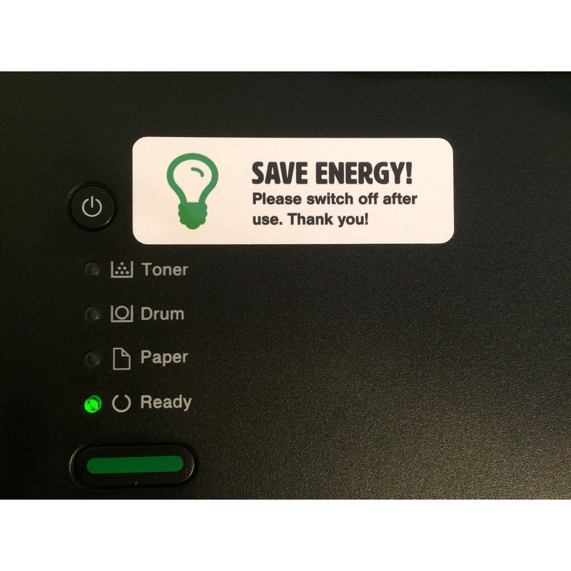 Gobrecht & Ulrich 10 x Save Energy Sticker Set -